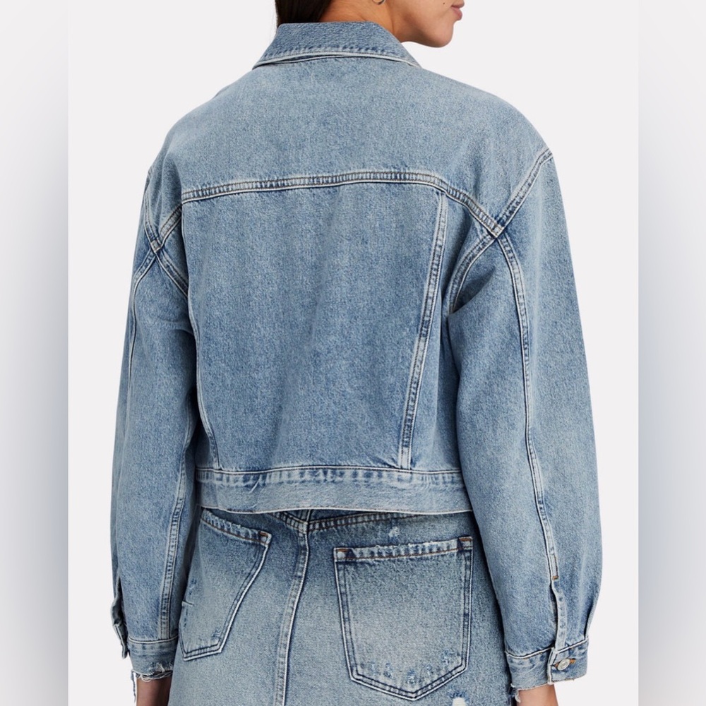 Agolde Shrunken Charli Denim Jacket - Picture 3 of 10